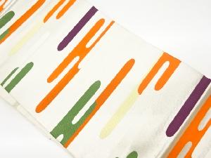 リサイクル　ヱ霞模様織出し名古屋帯